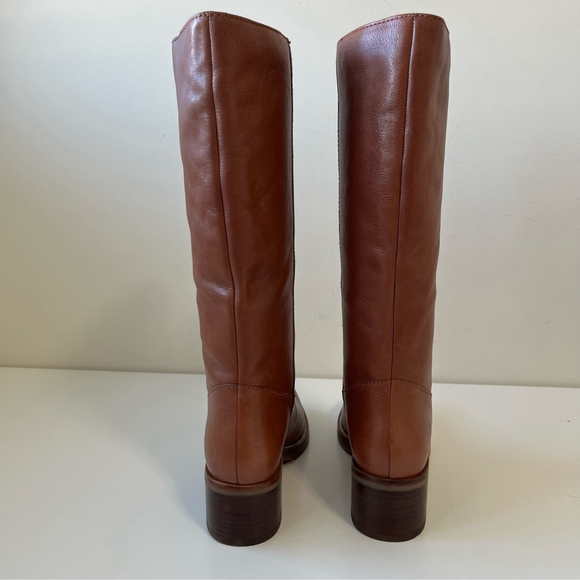 Frye Camryn Tall Pull On Boots in Cognac Size 9 - Picture 5 of 11